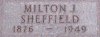 Milton Joseph Sheffield Milton Joseph Sheffield